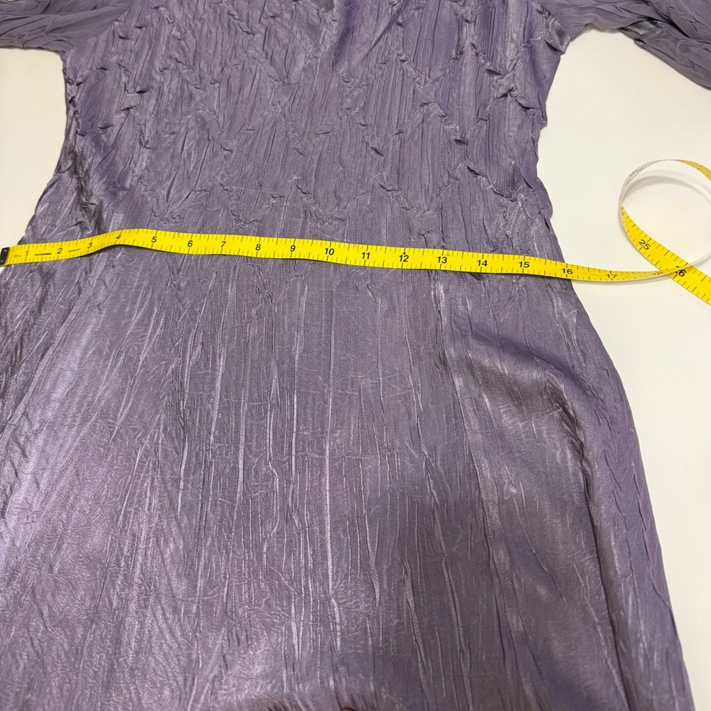 KOMAROV Midnight Crocus color 3/4 length  dress size L - Picture 8 of 13